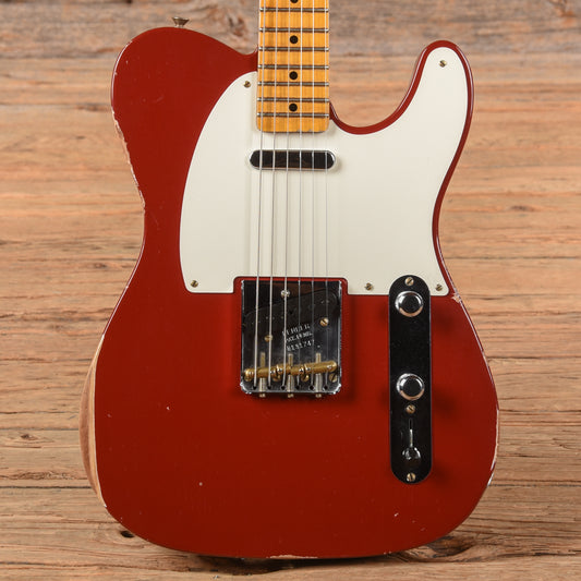 Fender Custom Shop Reverse 50's Telecaster Relic Crimson Red 2024 Electric Guitars / Solid Body