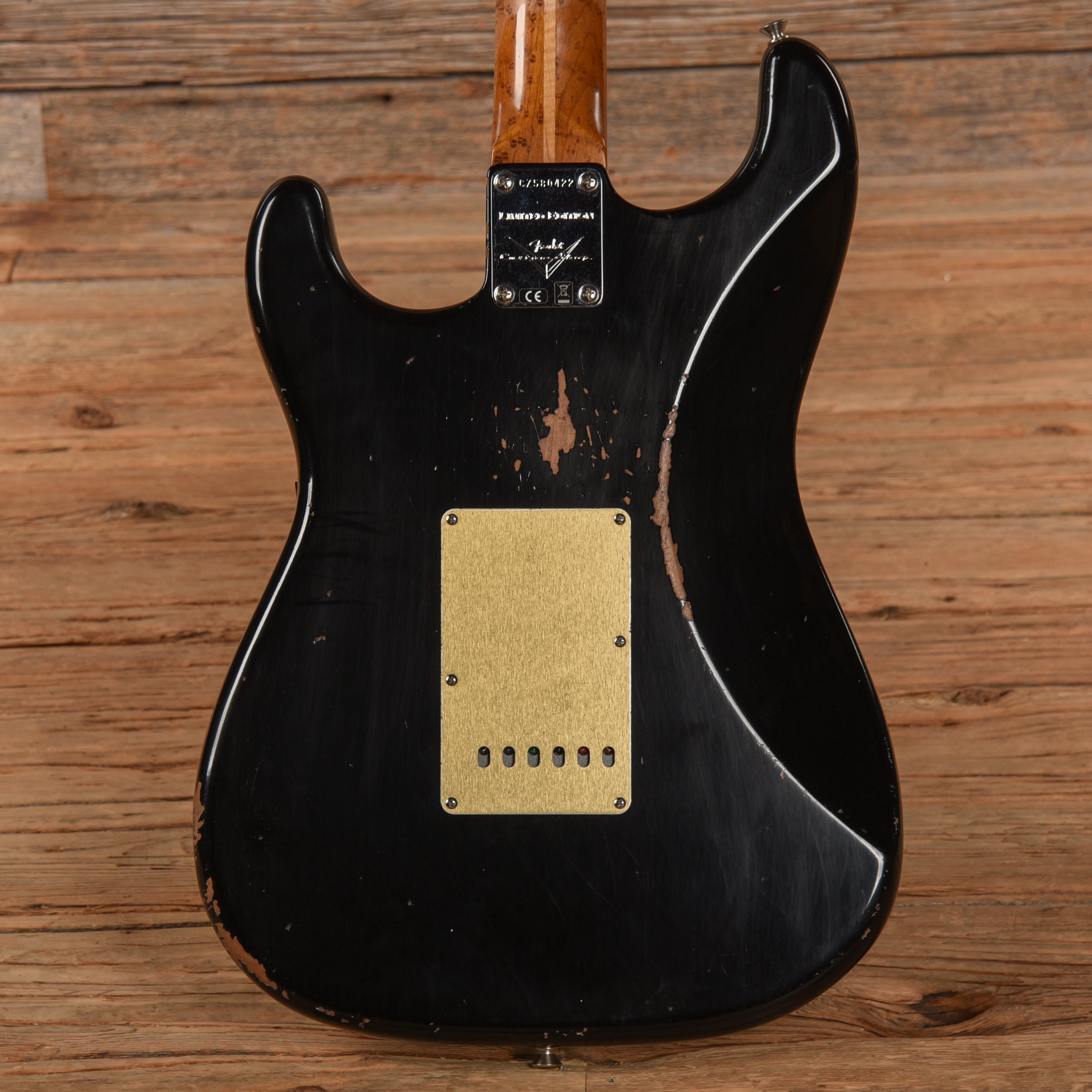 Fender Custom Shop Roasted '56 Stratocaster Relic Aged Black 2024 Electric Guitars / Solid Body