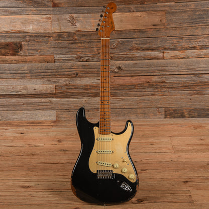 Fender Custom Shop Roasted '56 Stratocaster Relic Aged Black 2024 Electric Guitars / Solid Body