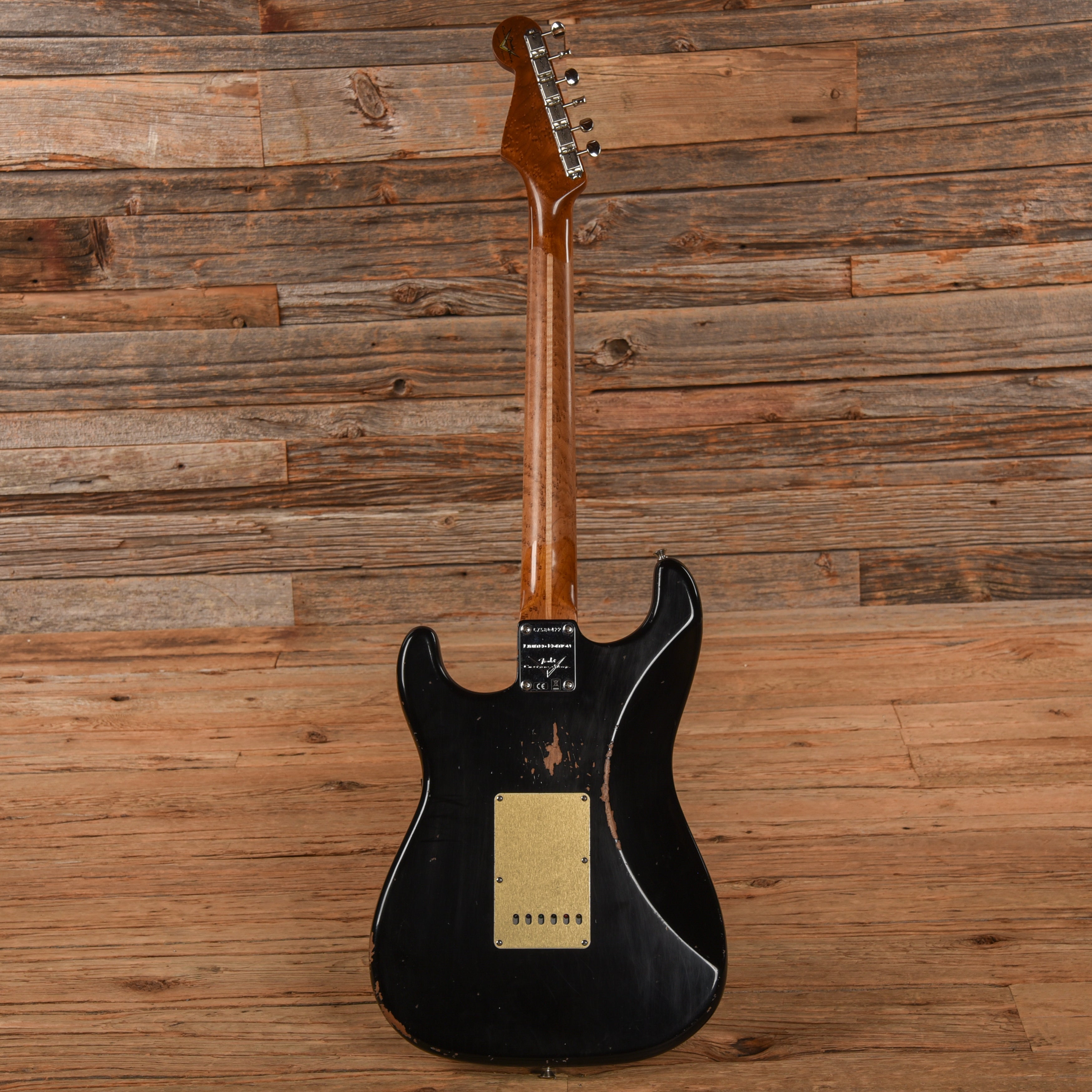Fender Custom Shop Roasted '56 Stratocaster Relic Aged Black 2024 Electric Guitars / Solid Body