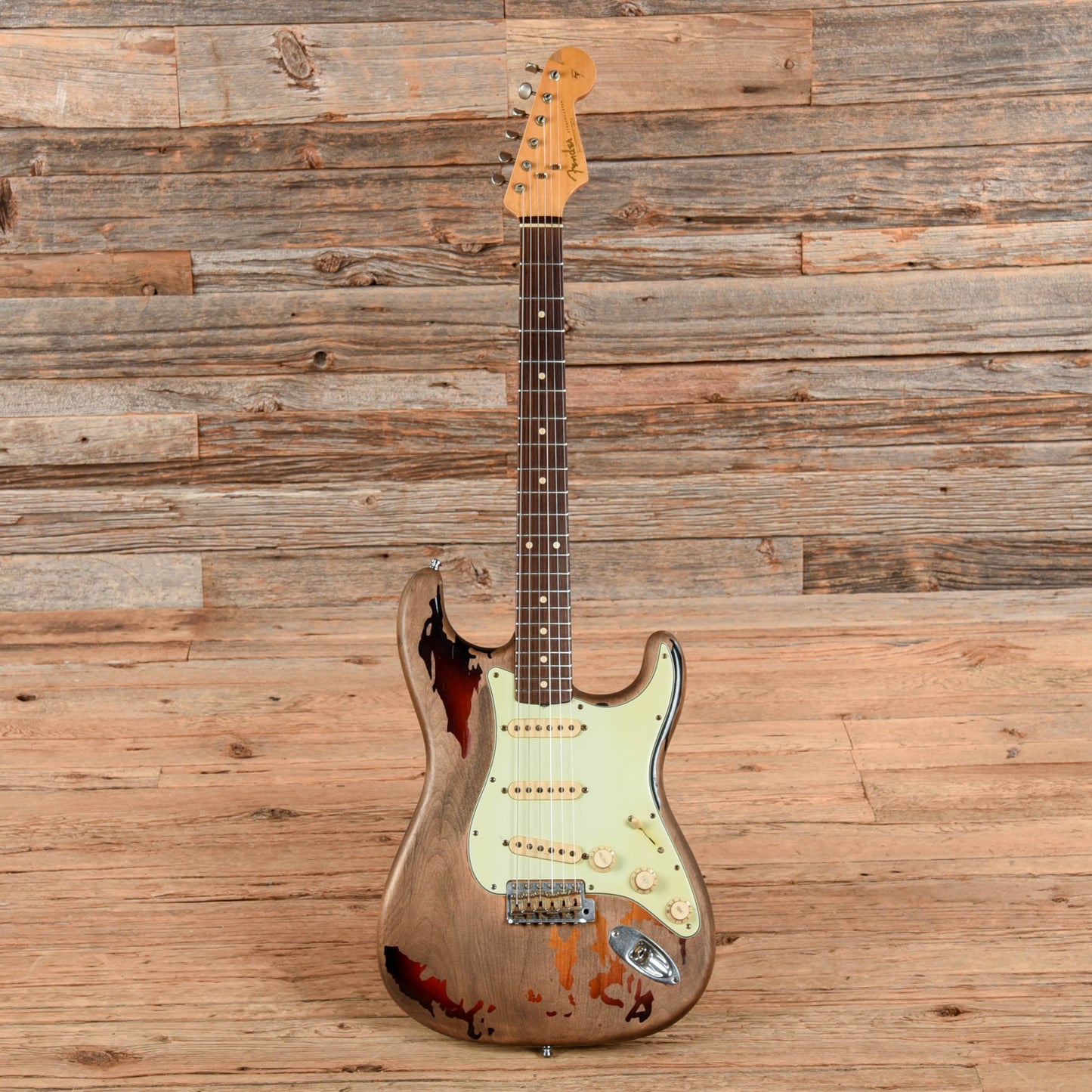 Fender Custom Shop Rory Gallager Stratocaster Sunburst 2005  - Dave Amato of REO Speedwagon Electric Guitars / Solid Body