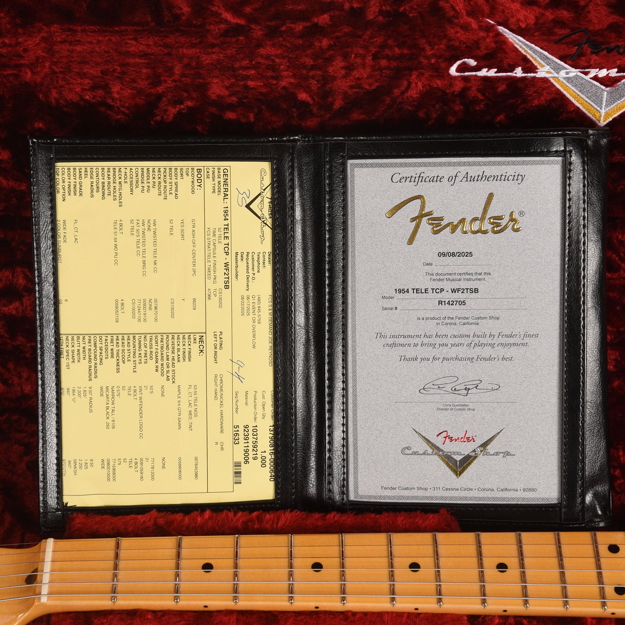 Fender Custom Shop Special Run 1954 Telecaster Time Capsule Wide Fade 2-Tone Sunburst Electric Guitars / Solid Body