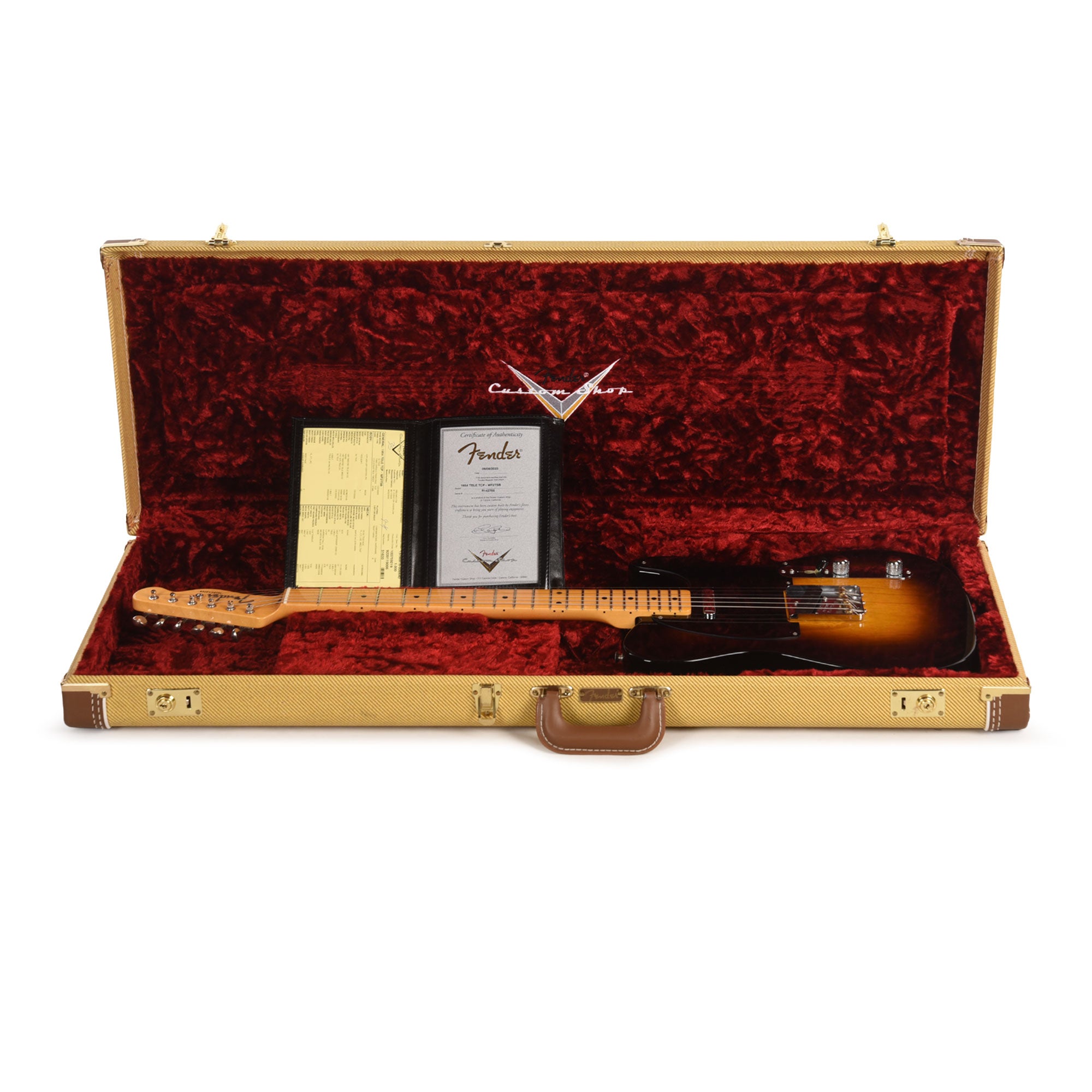 Fender Custom Shop Special Run 1954 Telecaster Time Capsule Wide Fade 2-Tone Sunburst Electric Guitars / Solid Body