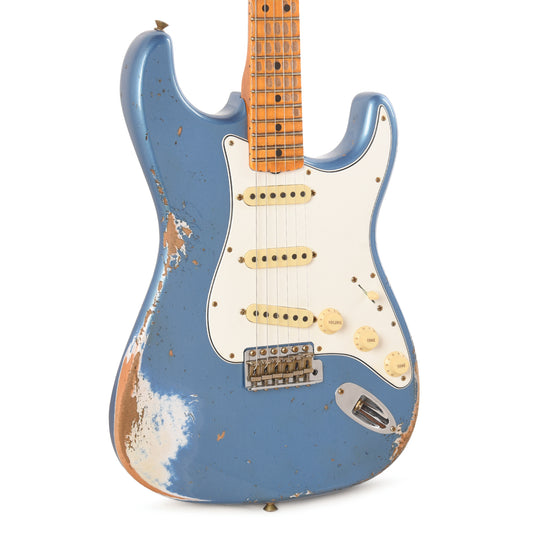 Fender Custom Shop Special Run 1969 Stratocaster Heavy Relic Aged Lake Placid Blue Electric Guitars / Solid Body