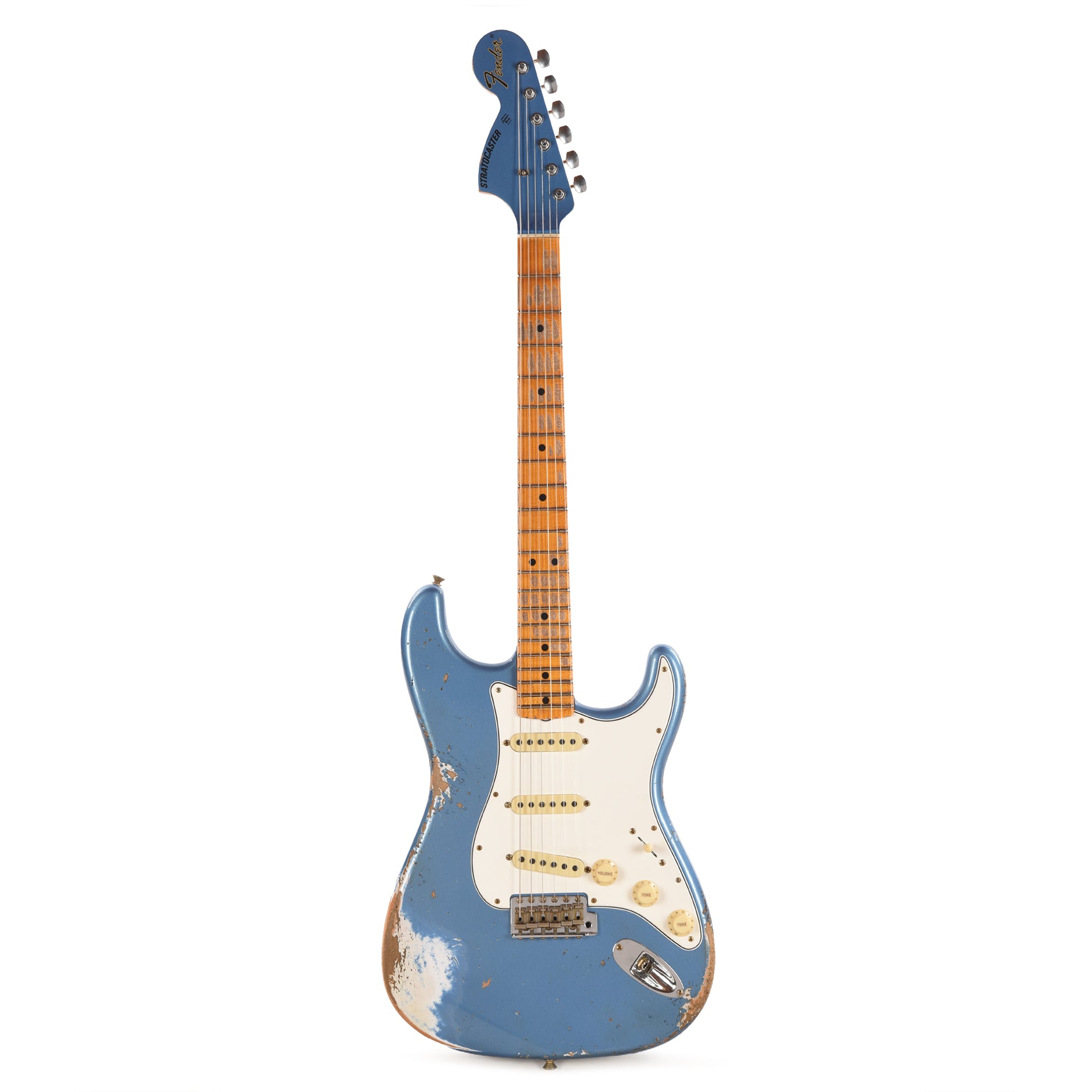 Fender Custom Shop Special Run 1969 Stratocaster Heavy Relic Aged Lake Placid Blue Electric Guitars / Solid Body