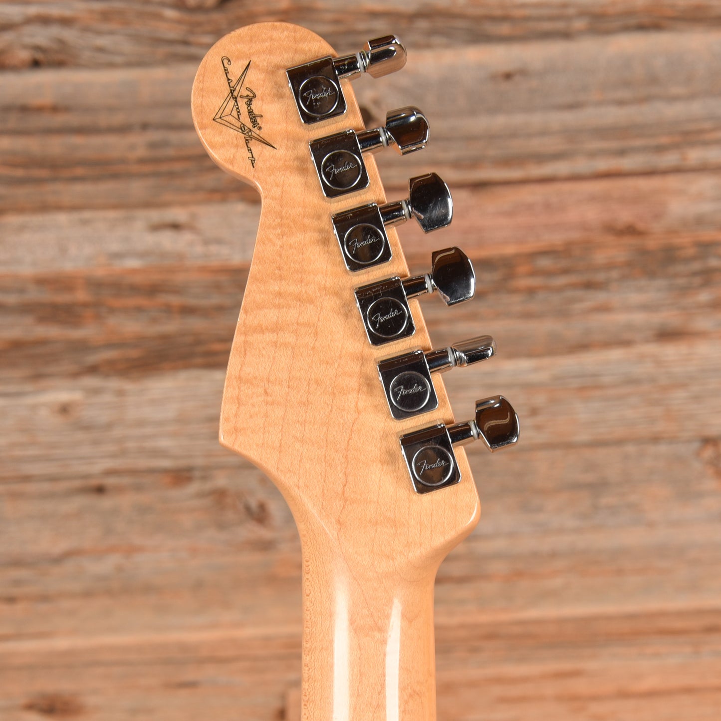 Fender Custom Shop Strat Neck with Unknown Body Polar White Electric Guitars / Solid Body