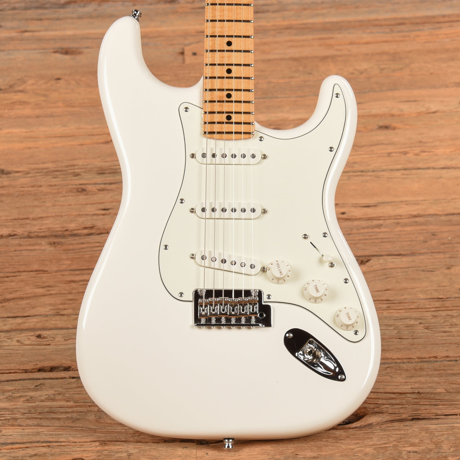 Fender Custom Shop Strat Neck with Unknown Body Polar White Electric Guitars / Solid Body