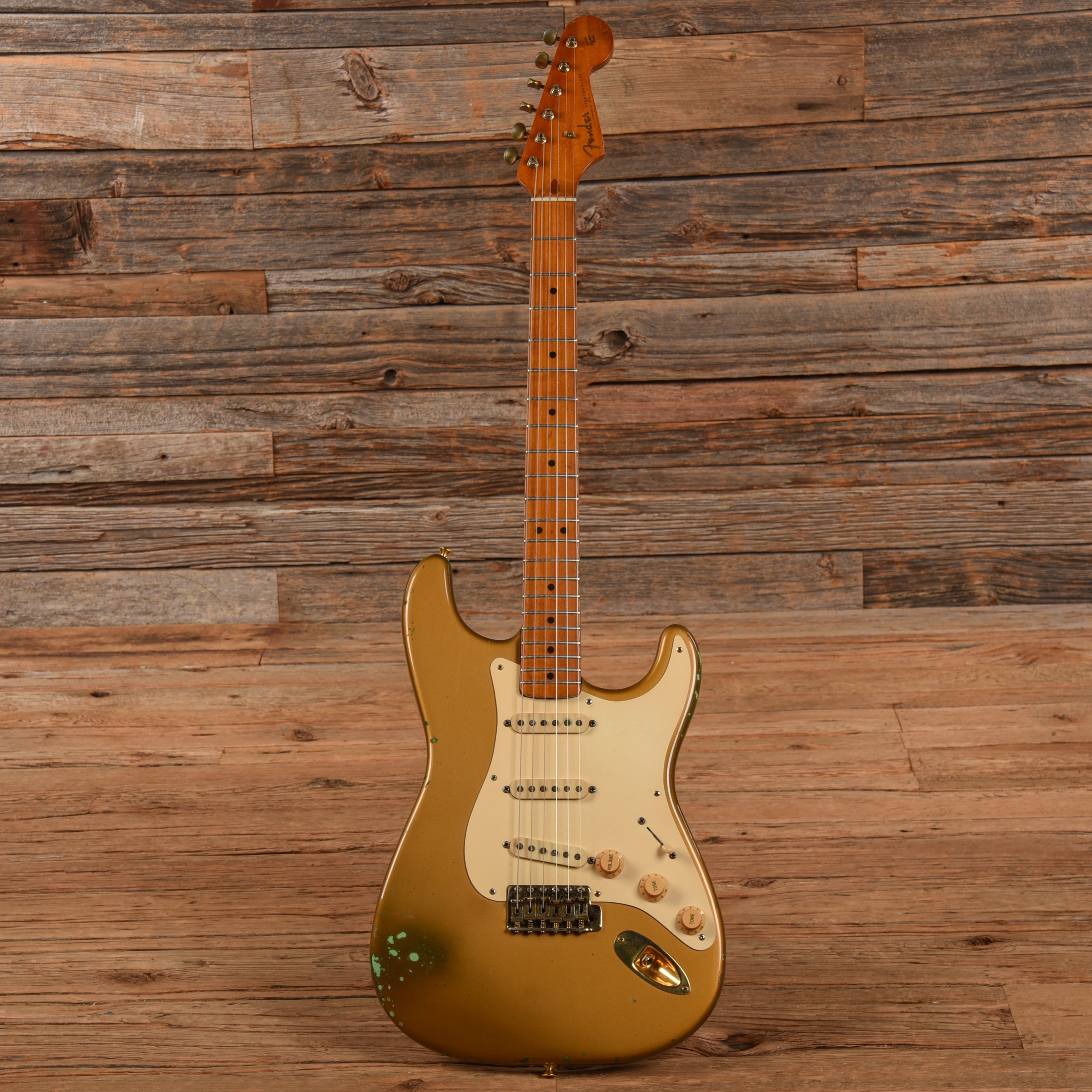 Fender Custom Shop Stratocaster HLE Gold 1989 Electric Guitars / Solid Body