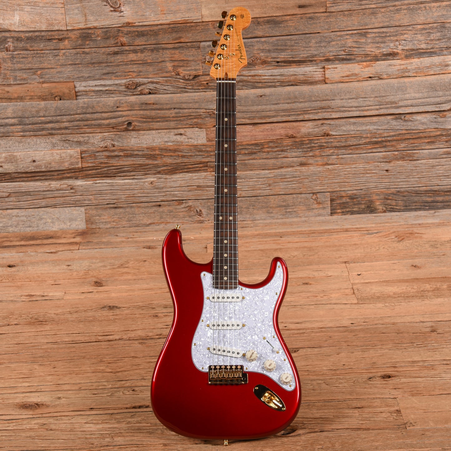Fender Custom Shop Stratocaster Neck on Unknown Body Candy Apple Red Electric Guitars / Solid Body