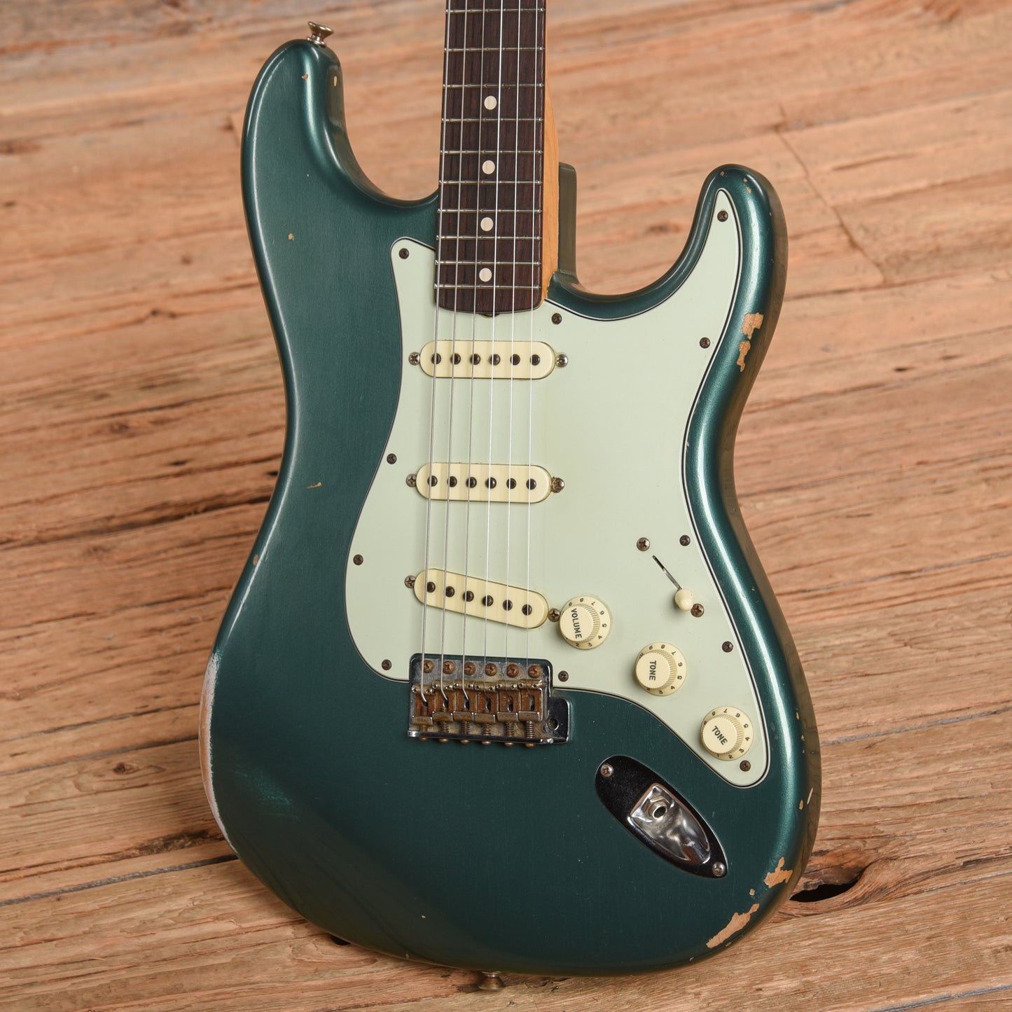 Fender Custom Shop Stratocaster Sherwood Green Metallic 2015 Electric Guitars / Solid Body