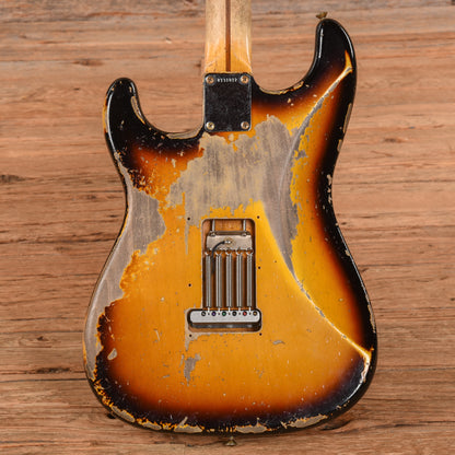 Fender Custom Shop Super Heavy Relic 1957 Stratocaster 2024, Sunburst Sunburst 2024 Electric Guitars / Solid Body