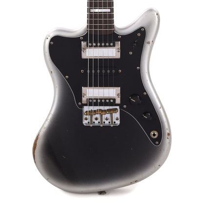 Fender Custom Shop Super-Sonic Deluxe Closet Classic Super Aged Reverse Silverburst Master Built by Levi Perry Electric Guitars / Solid Body