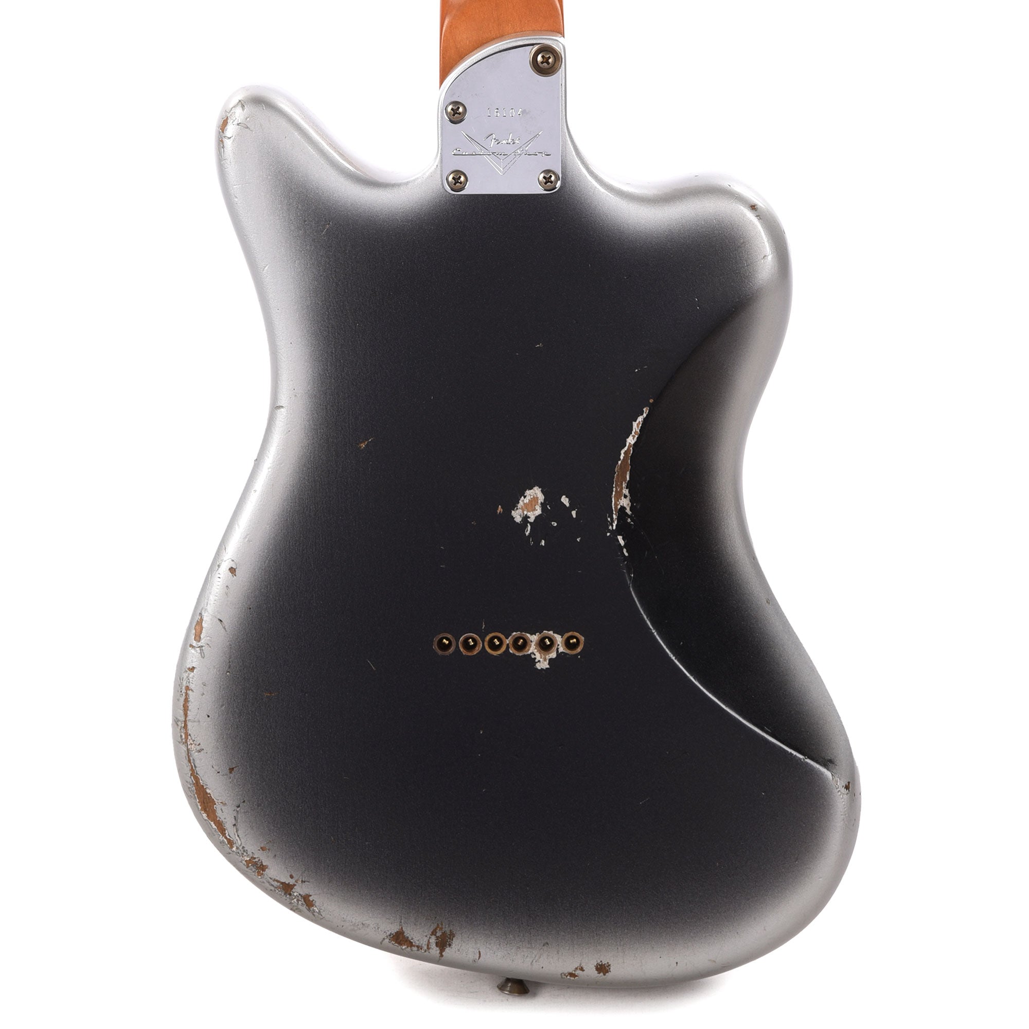 Fender Custom Shop Super-Sonic Deluxe Closet Classic Super Aged Reverse Silverburst Master Built by Levi Perry Electric Guitars / Solid Body