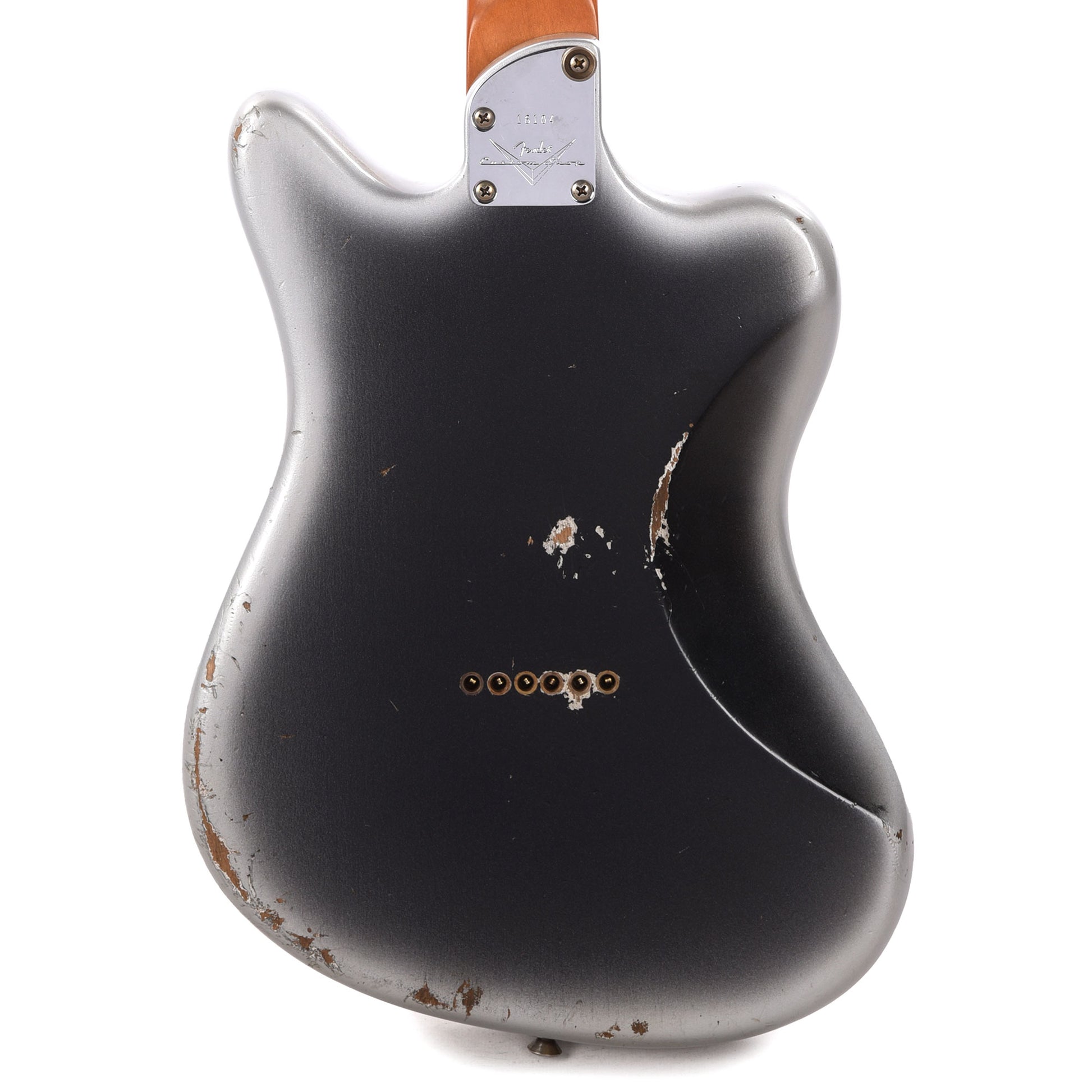 Fender Custom Shop Super-Sonic Deluxe Closet Classic Super Aged Reverse Silverburst Master Built by Levi Perry Electric Guitars / Solid Body