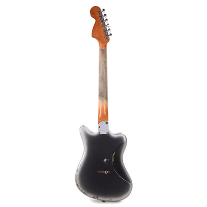 Fender Custom Shop Super-Sonic Deluxe Closet Classic Super Aged Reverse Silverburst Master Built by Levi Perry Electric Guitars / Solid Body