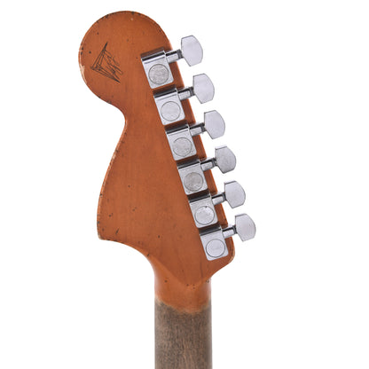 Fender Custom Shop Super-Sonic Deluxe Closet Classic Super Aged Reverse Silverburst Master Built by Levi Perry Electric Guitars / Solid Body