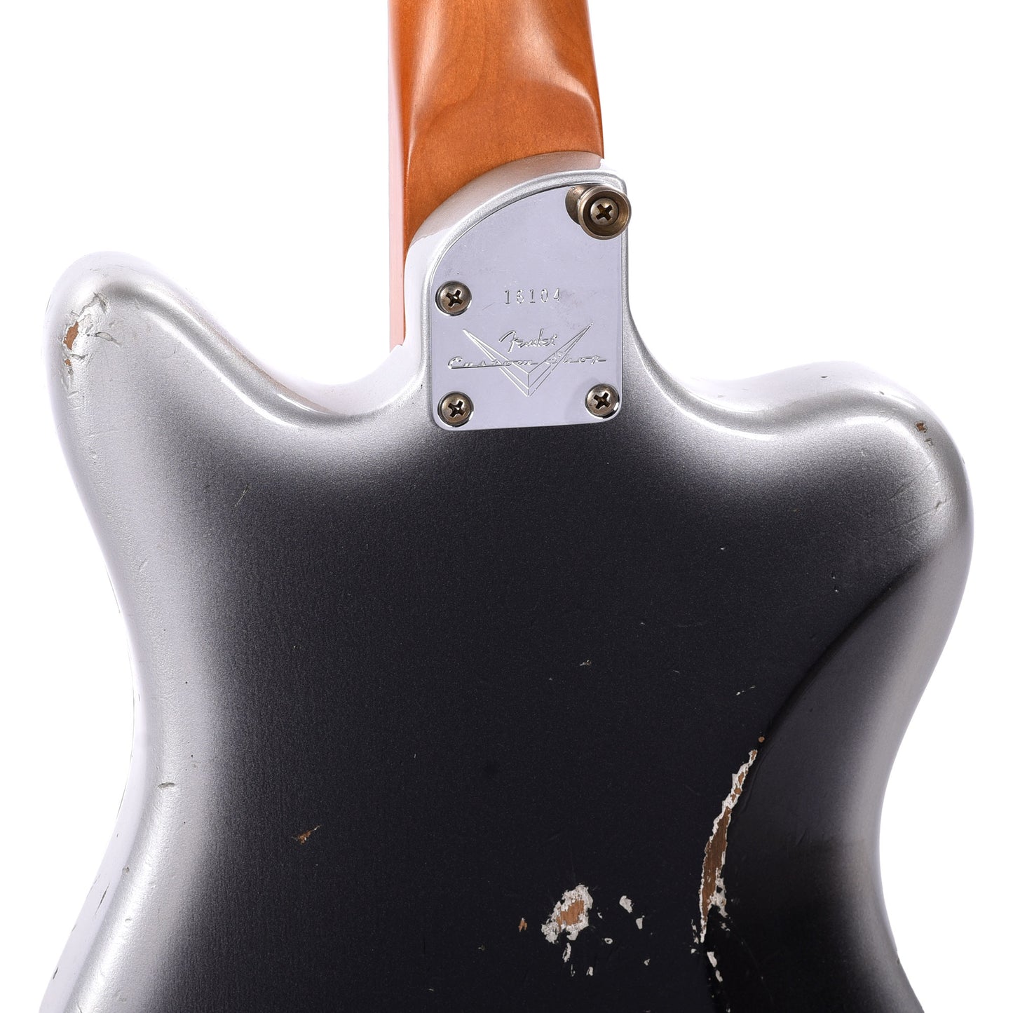 Fender Custom Shop Super-Sonic Deluxe Closet Classic Super Aged Reverse Silverburst Master Built by Levi Perry Electric Guitars / Solid Body