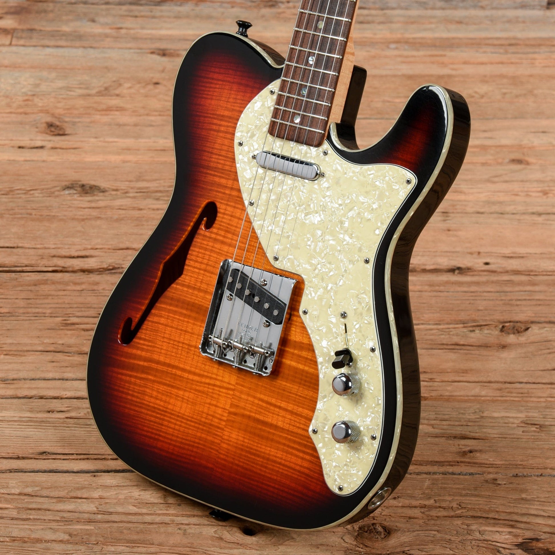 Fender Custom Shop Telecaster Thinline Sunburst 1995 Electric Guitars / Solid Body