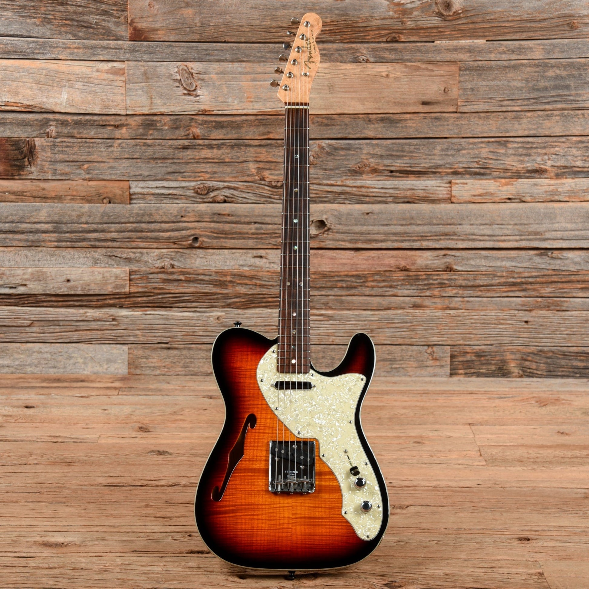 Fender Custom Shop Telecaster Thinline Sunburst 1995 Electric Guitars / Solid Body