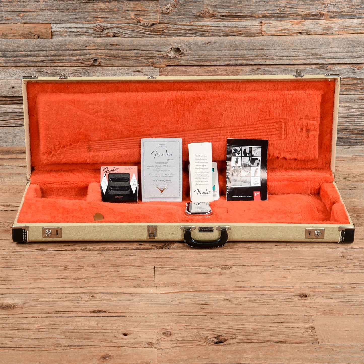 Fender Custom Shop Telecaster Thinline Sunburst 1995 Electric Guitars / Solid Body