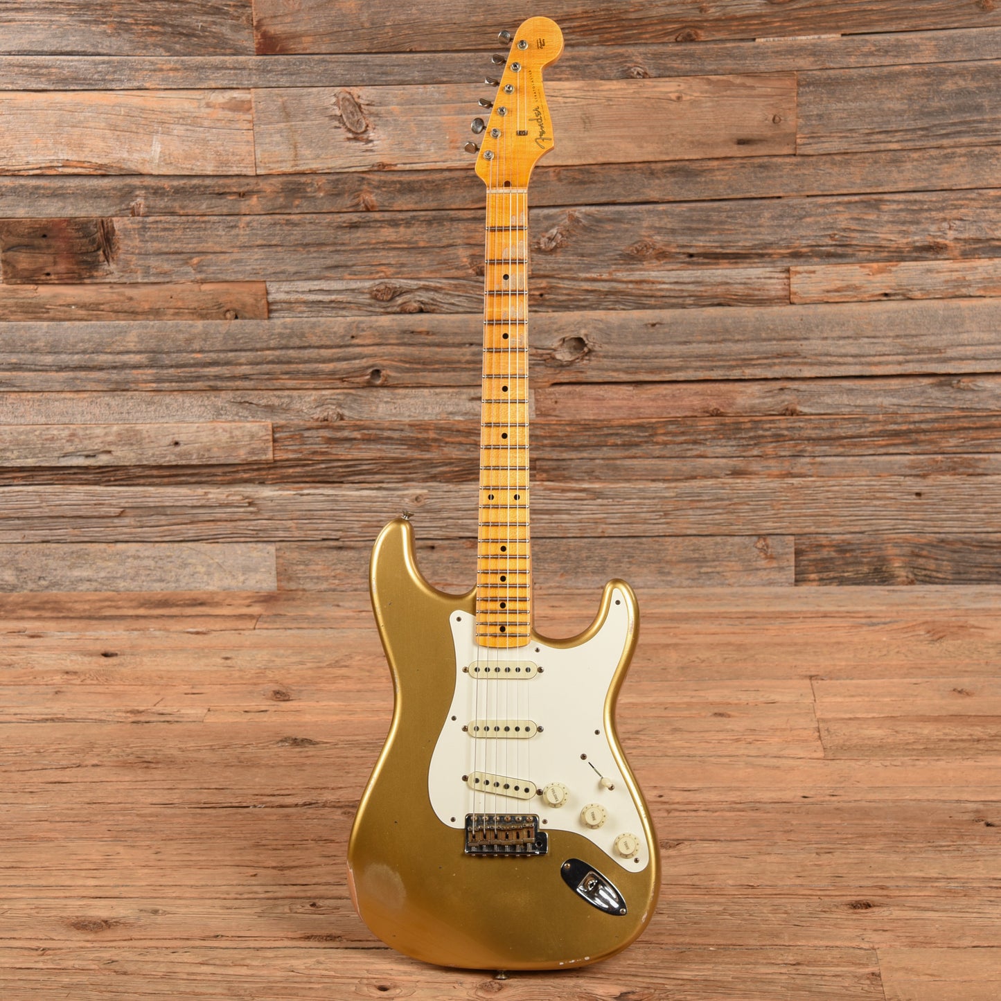 Fender Custom Shop Time Machine '57 Stratocaster Relic Aged HLE Gold 2022 Electric Guitars / Solid Body