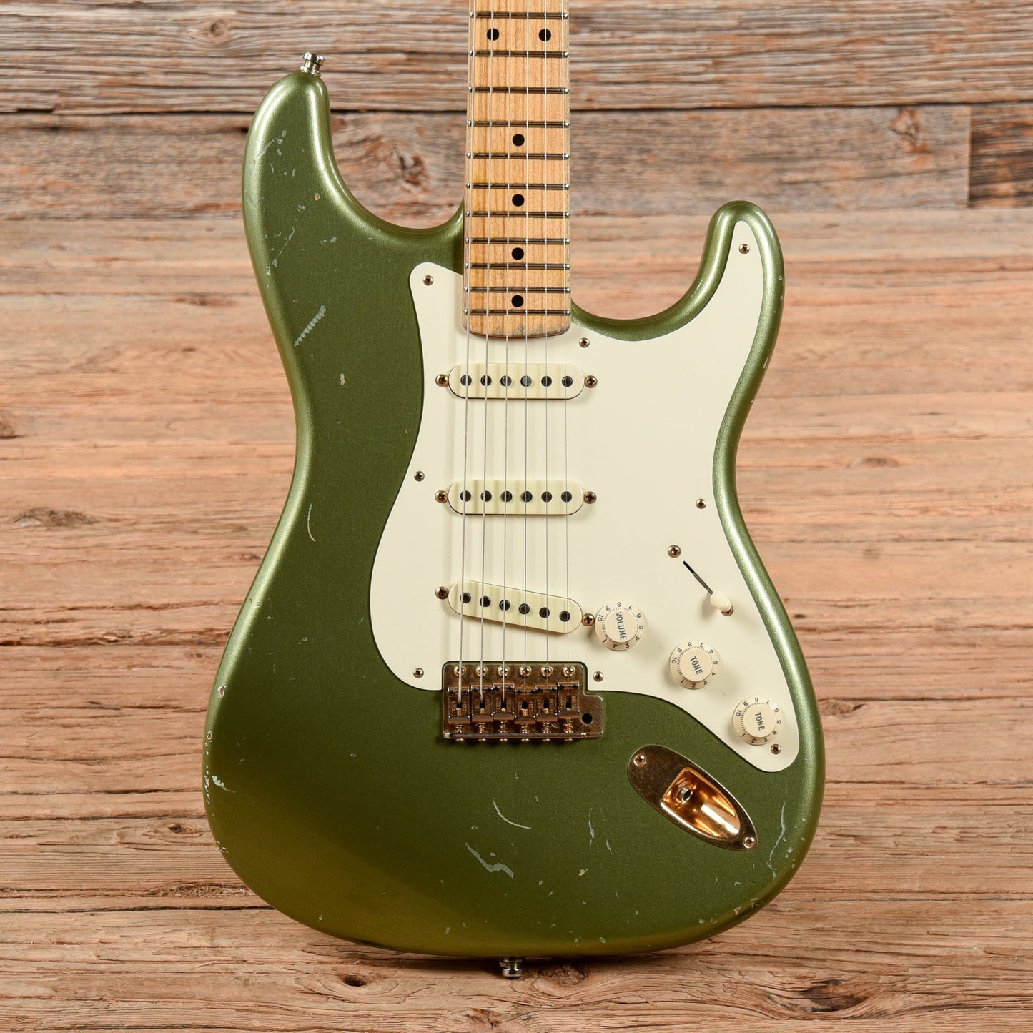 Fender Custom Shop Todd Krause Master Design 50s Relic Stratocaster Moss Green 2014 Electric Guitars / Solid Body