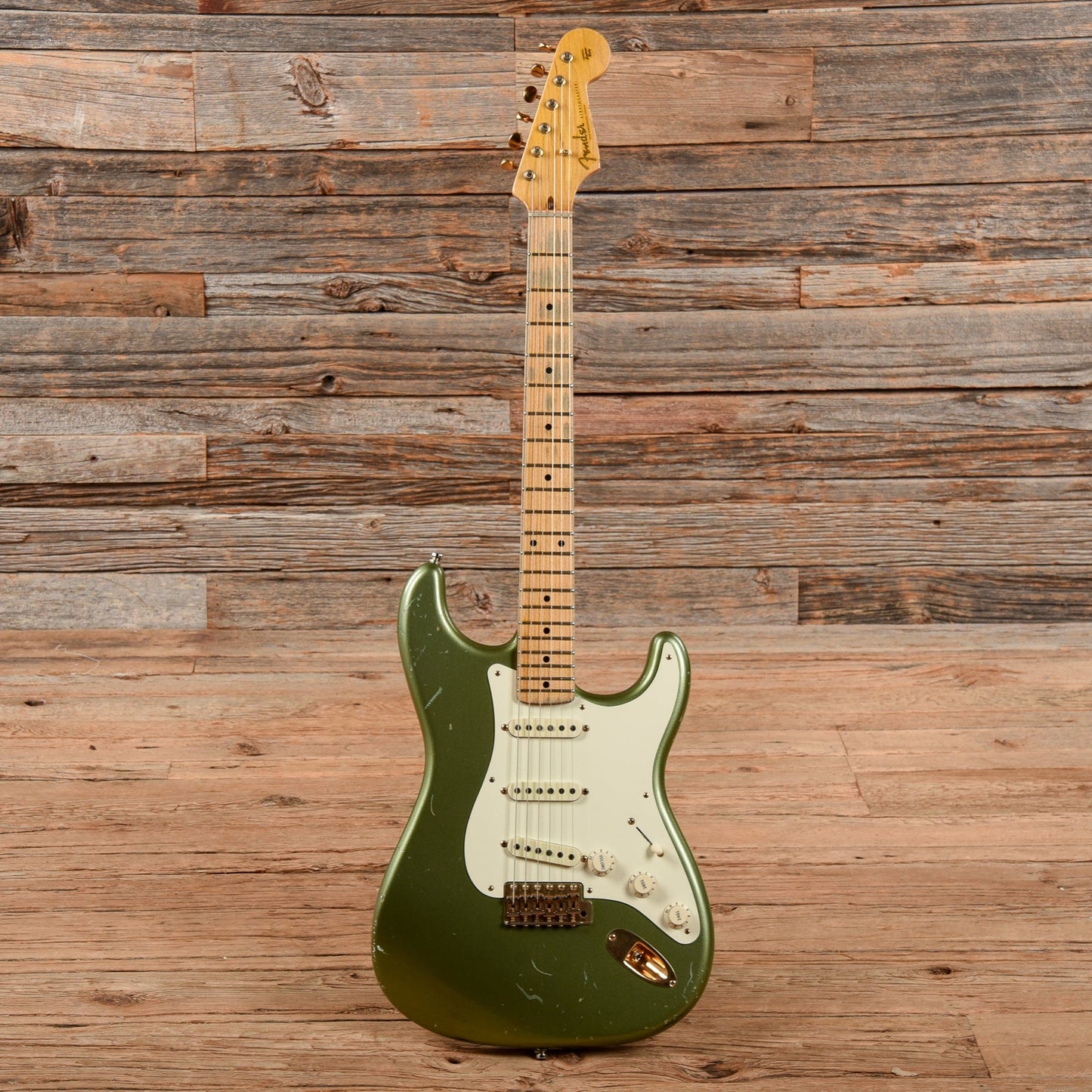 Fender Custom Shop Todd Krause Master Design 50s Relic Stratocaster Moss Green 2014 Electric Guitars / Solid Body
