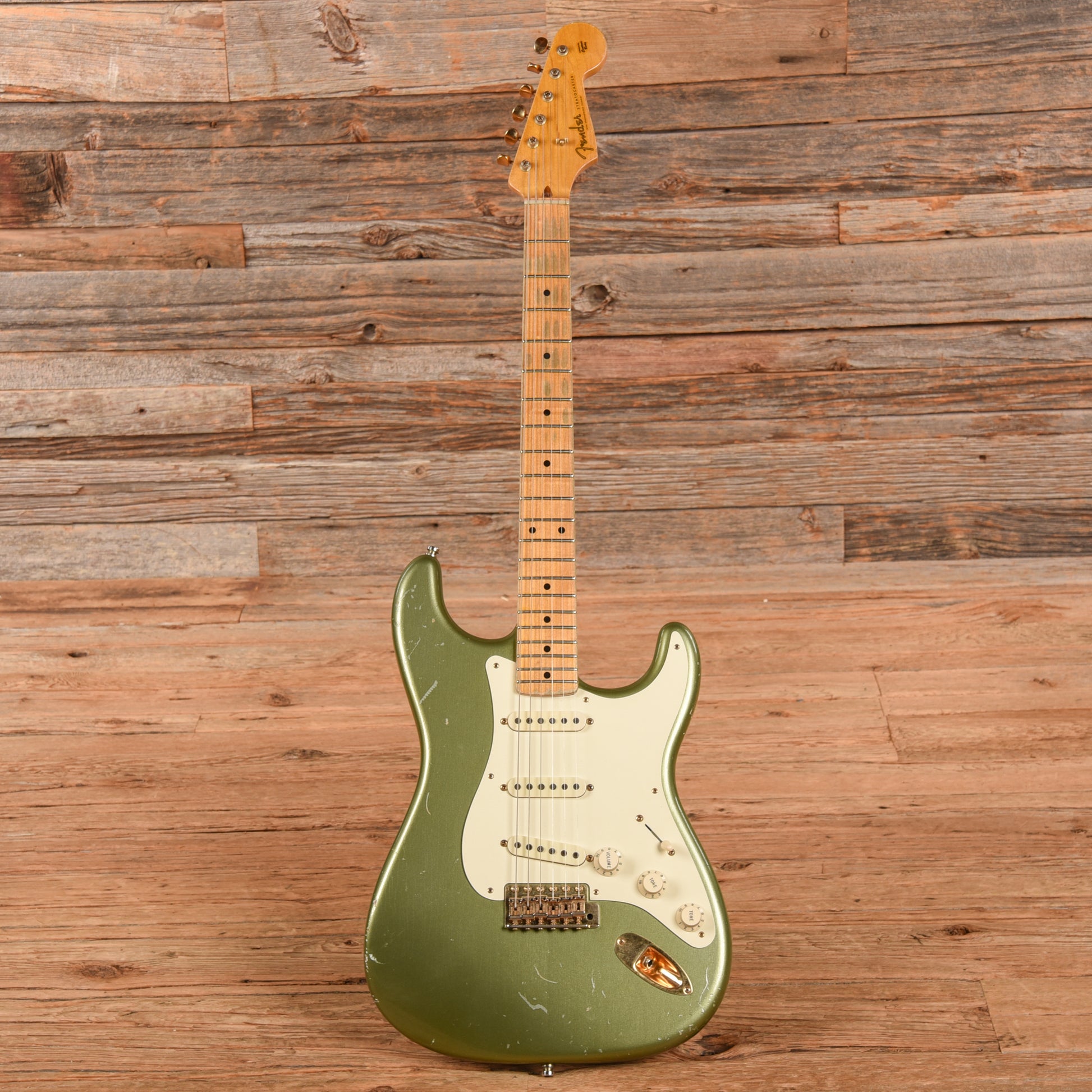 Fender Custom Shop Todd Krause Master Design '50s Stratocaster Relic Moss Green 2014 Electric Guitars / Solid Body