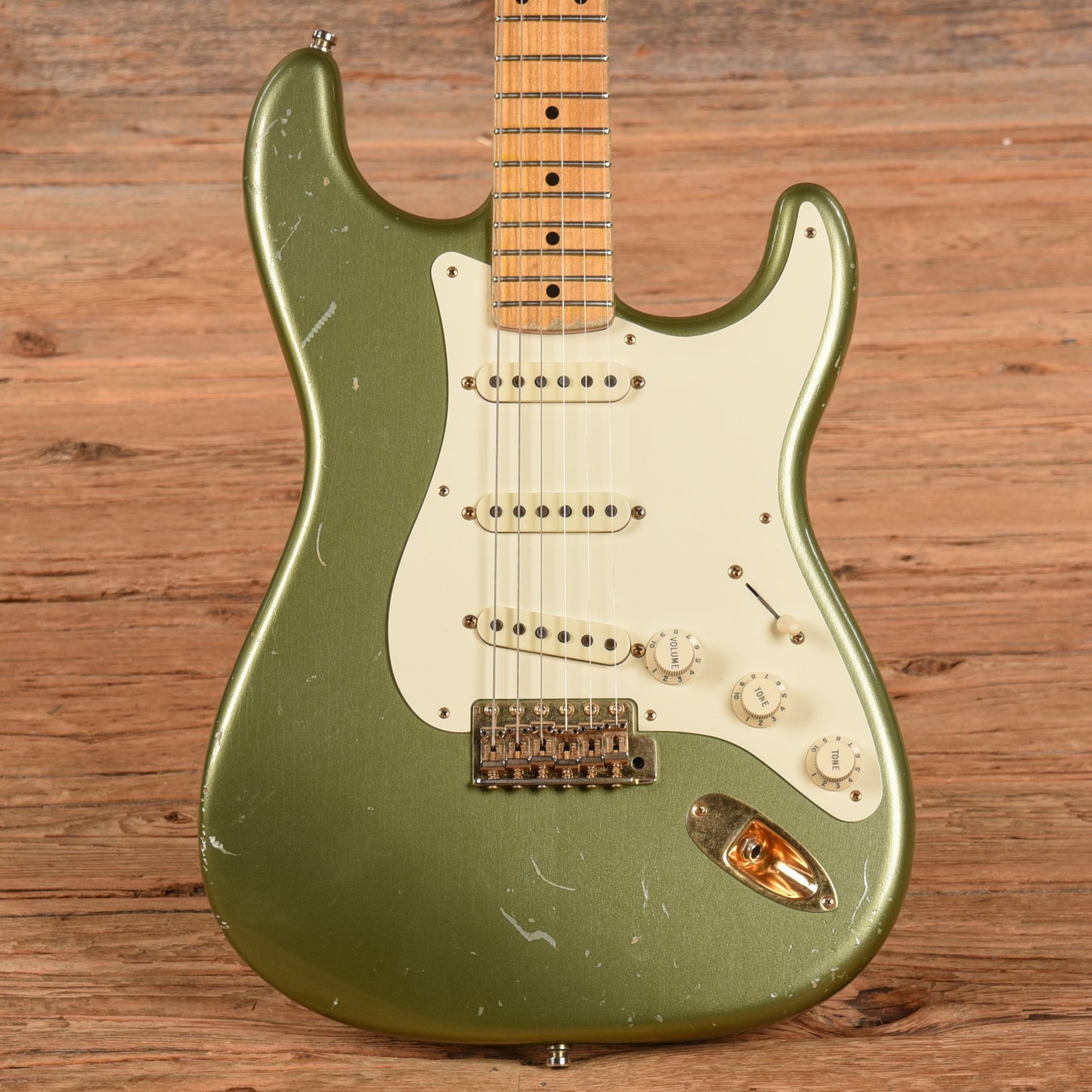 Fender Custom Shop Todd Krause Master Design '50s Stratocaster Relic Moss Green 2014 Electric Guitars / Solid Body