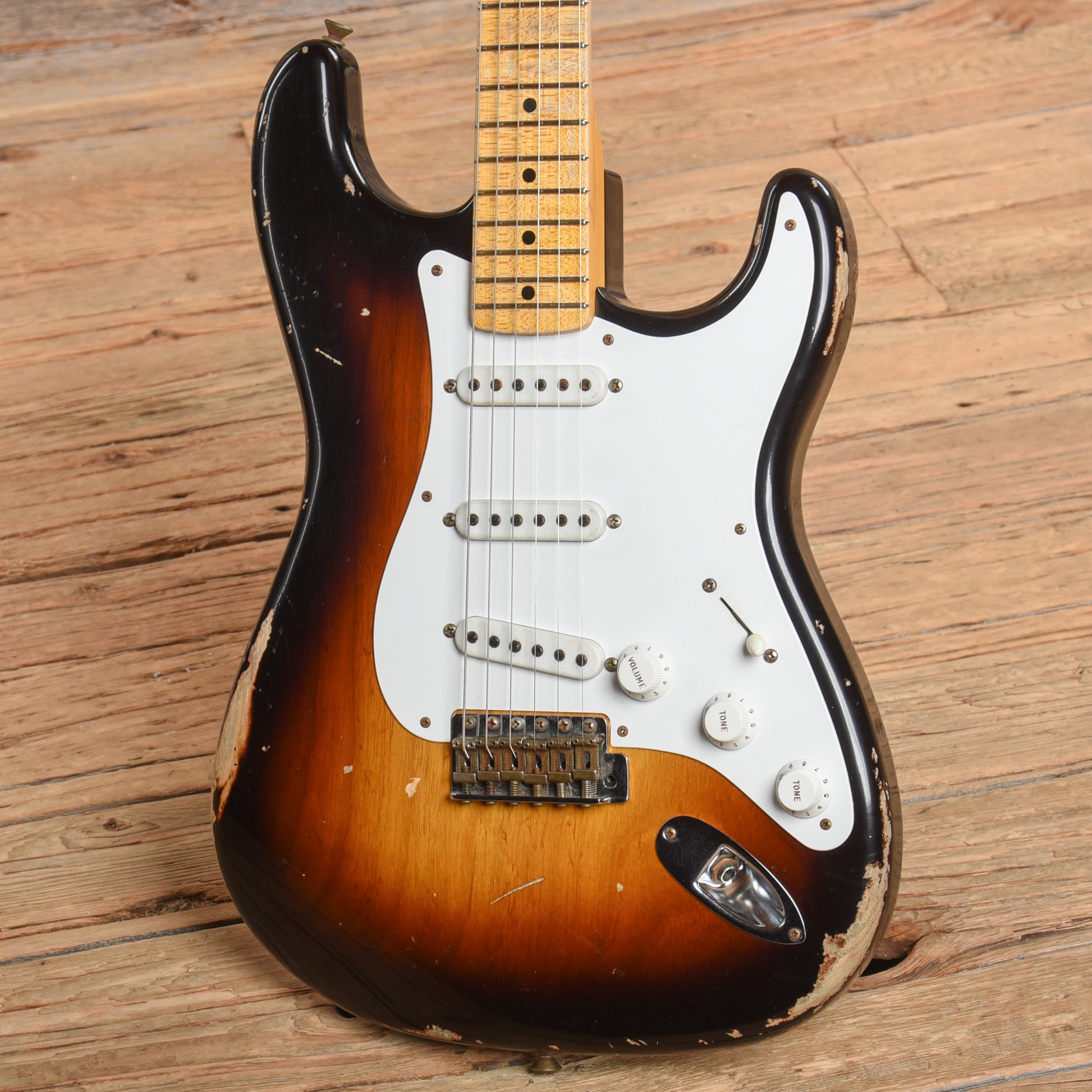 Fender Custom Shop Todd Krause Masterbuilt '54 Stratocaster Relic Sunburst 2014 Electric Guitars / Solid Body