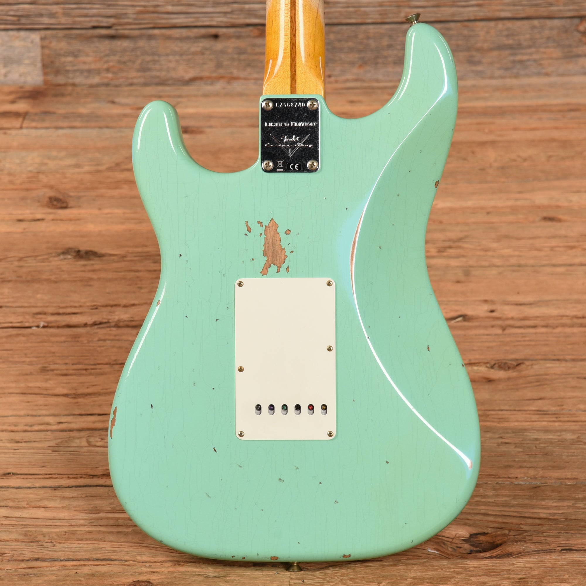 Fender Custom Shop Tomatillo Stratocaster Relic Super Faded Aged Surf Green 2023 Electric Guitars / Solid Body
