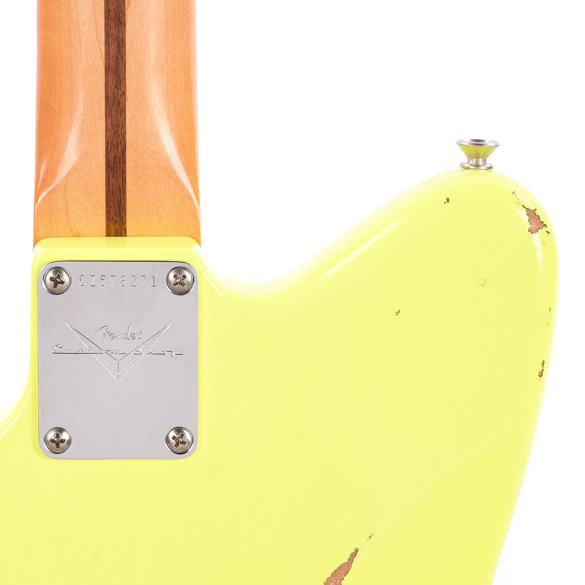Fender Custom Shop Toronado Relic Fluorescent Yellow Master Built by Levi Perry Electric Guitars / Solid Body