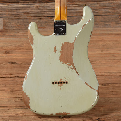 Fender Custom Shop Troposphere Stratocaster Hardtail Relic Super Faded Aged Sonic Blue 2021 Electric Guitars / Solid Body