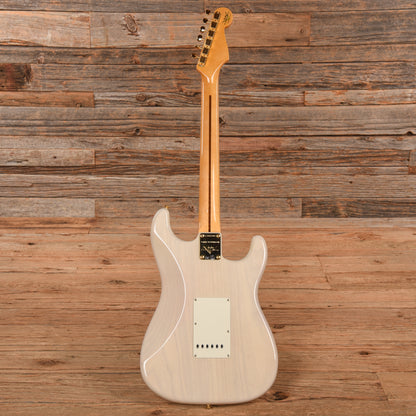 Fender Custom Shop V Custom '57 Stratocaster White Blonde 2021 LEFTY Electric Guitars / Solid Body