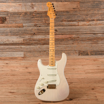 Fender Custom Shop V Custom '57 Stratocaster White Blonde 2021 LEFTY Electric Guitars / Solid Body
