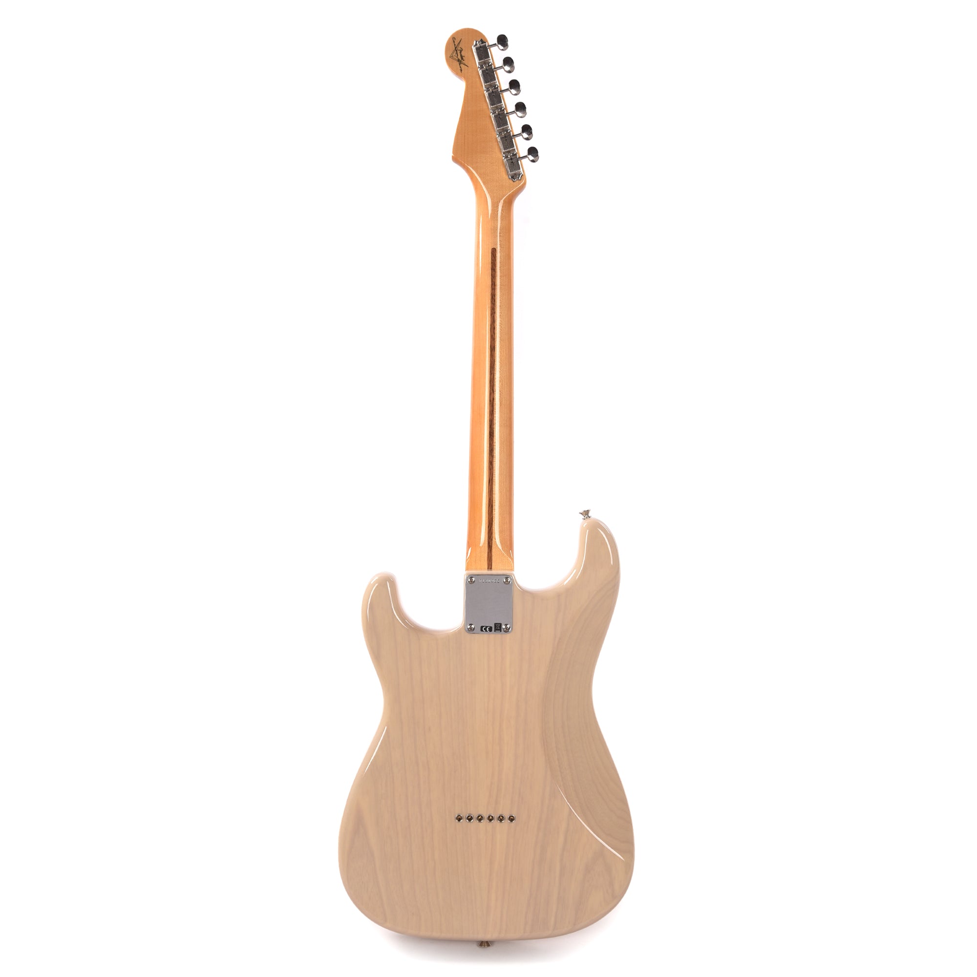 Fender Custom Shop Vintage Custom 1955 Hardtail Stratocaster Aged White Blonde Electric Guitars / Solid Body