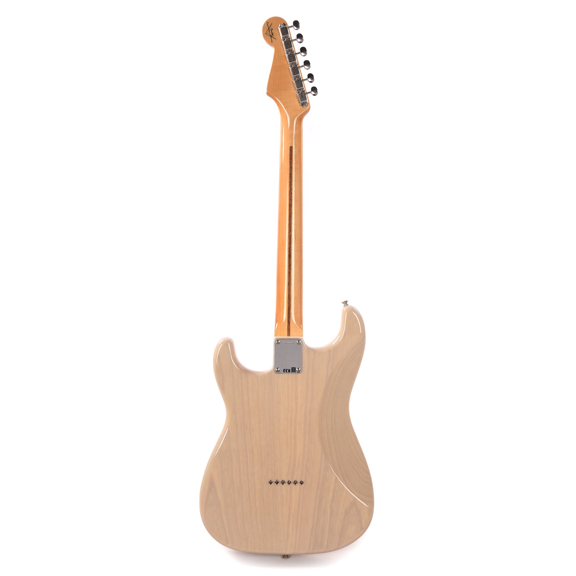 Fender Custom Shop Vintage Custom 1955 Hardtail Stratocaster Aged White Blonde Electric Guitars / Solid Body