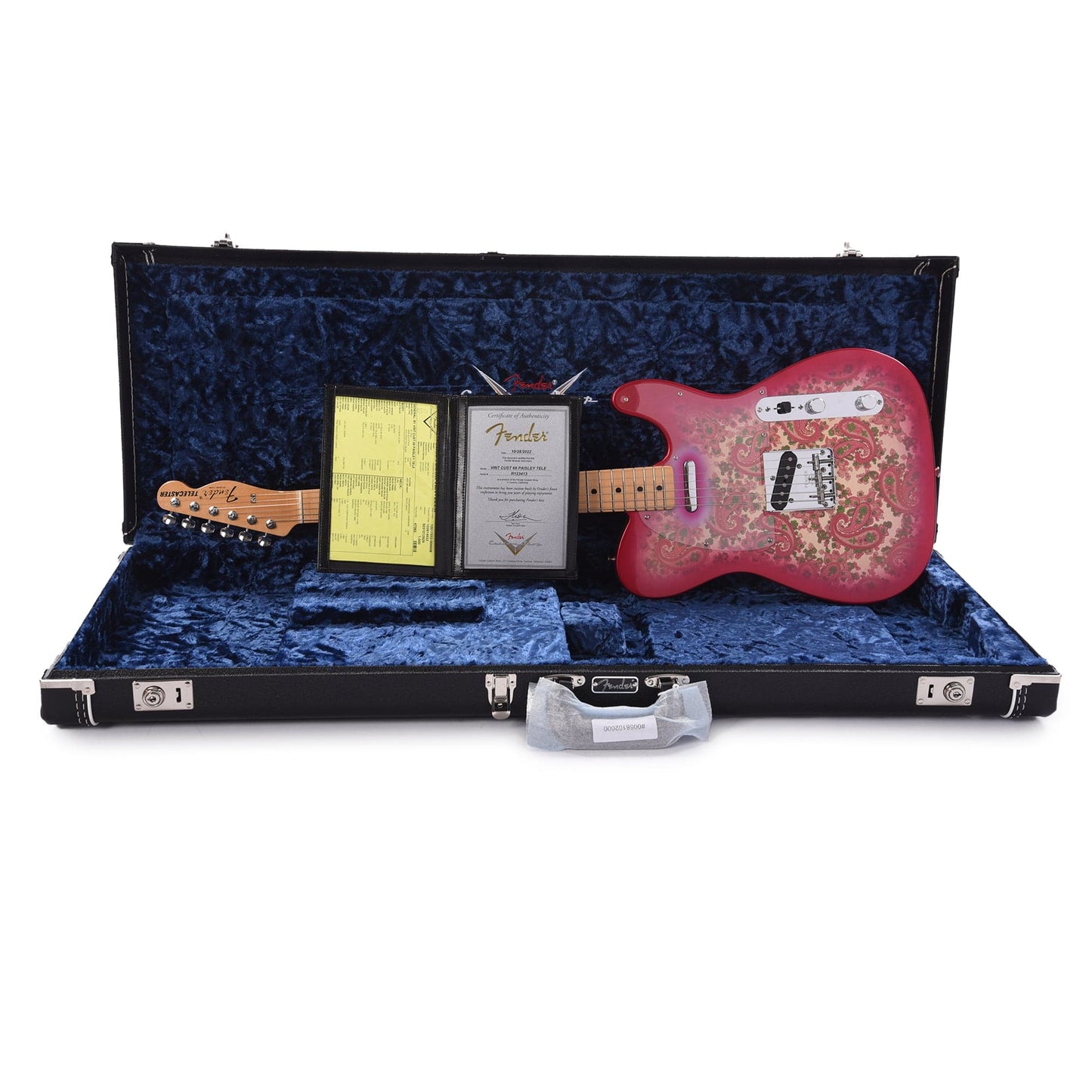 Fender Custom Shop Vintage Custom '68 Telecaster NOS Pink Paisley Electric Guitars / Solid Body