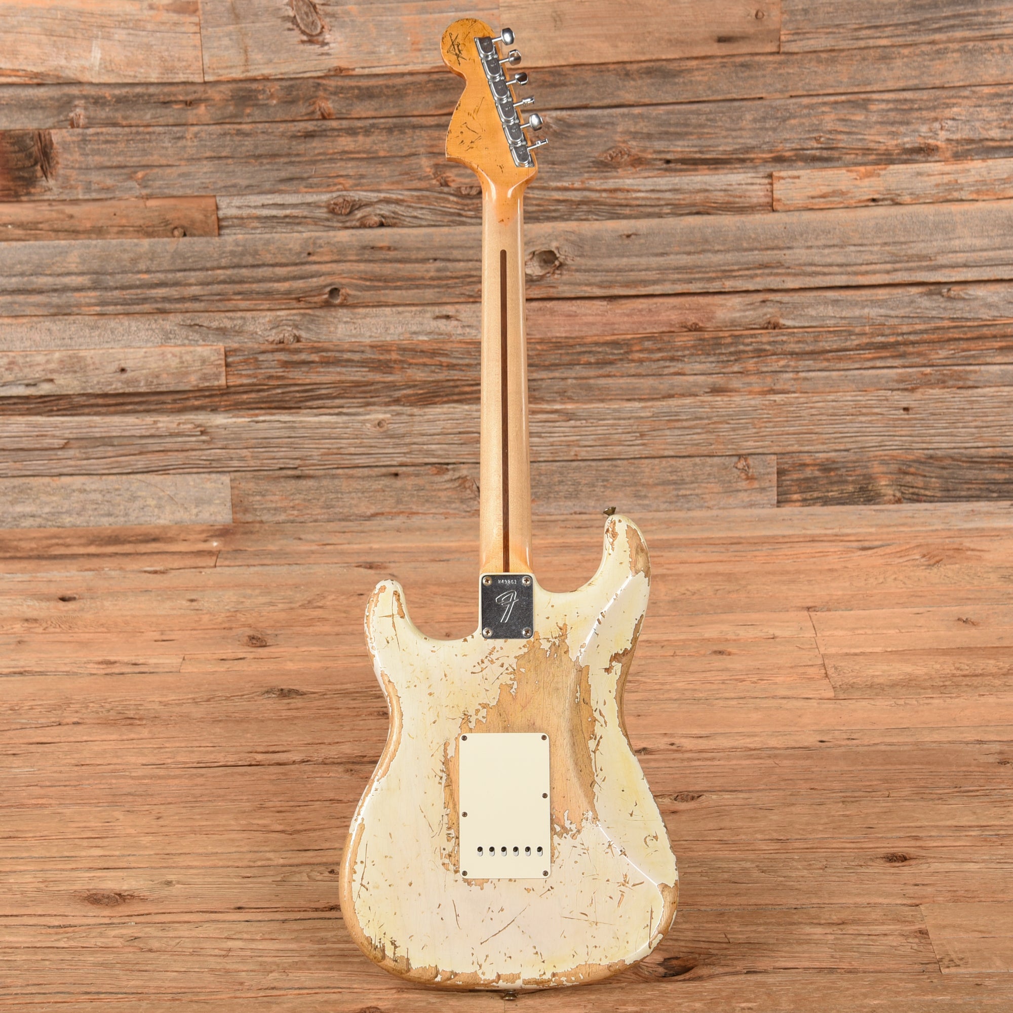 Fender Custom Shop Vintage Stratocaster Heavy Relic Olympic White 2009 Electric Guitars / Solid Body