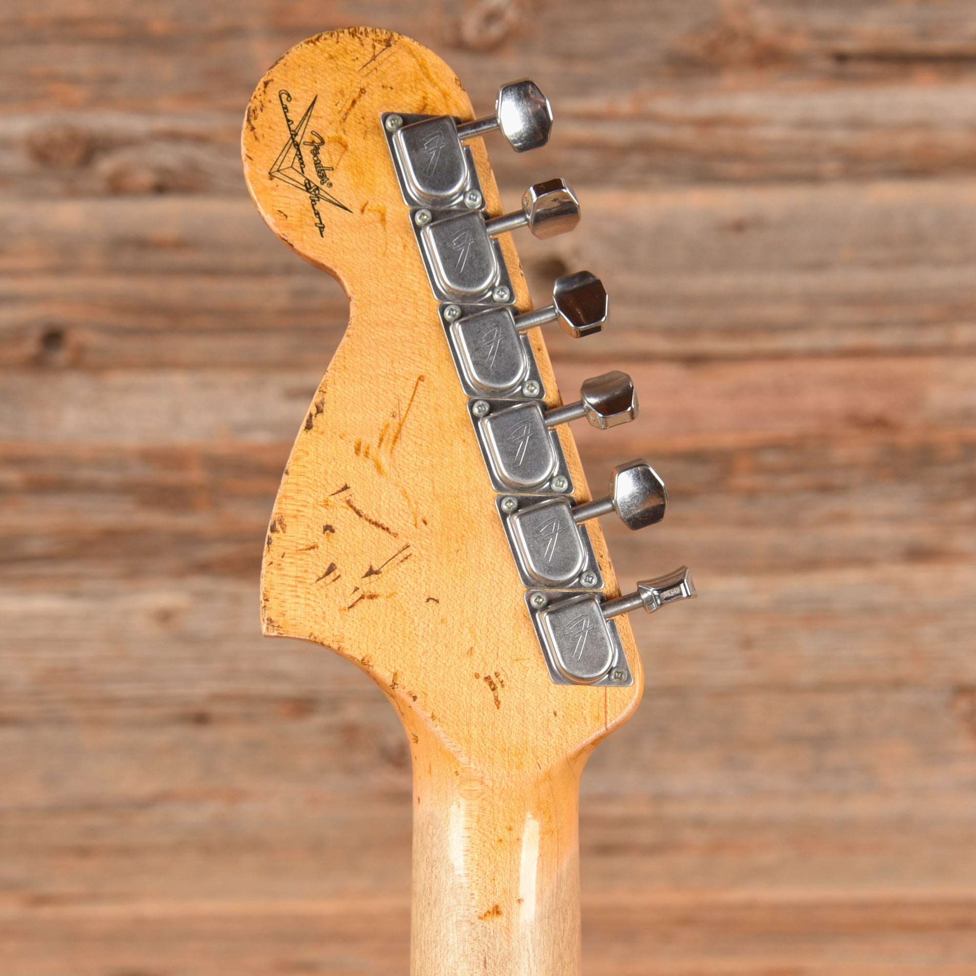 Fender Custom Shop Vintage Stratocaster Heavy Relic Olympic White 2009 Electric Guitars / Solid Body