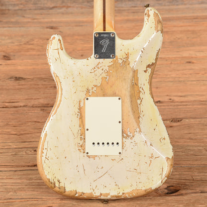 Fender Custom Shop Vintage Stratocaster Heavy Relic Olympic White 2009 Electric Guitars / Solid Body