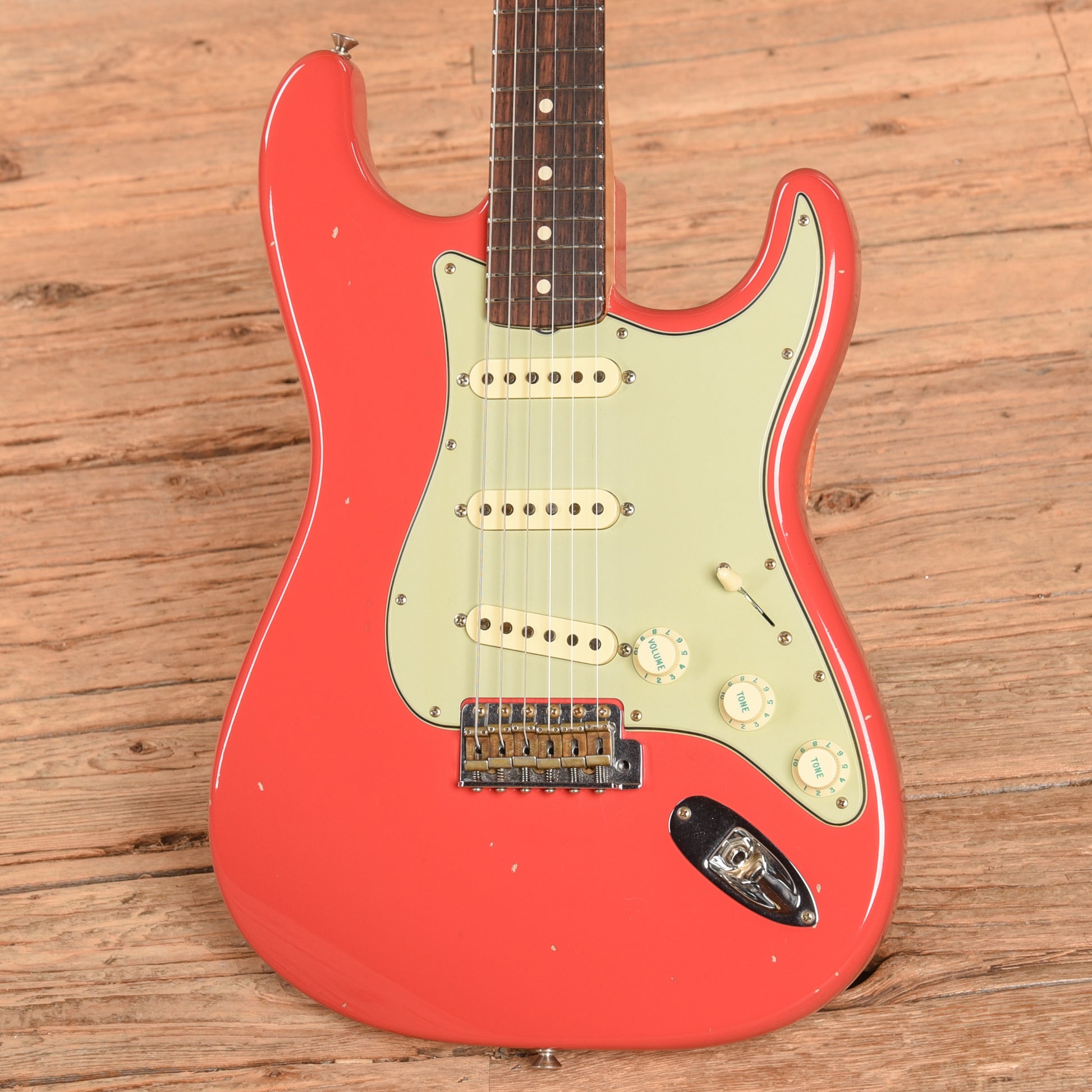 Fender Custom Shop Wilcutt True 62 Stratocaster Journeyman Relic Fiesta Red 2022 Electric Guitars / Solid Body
