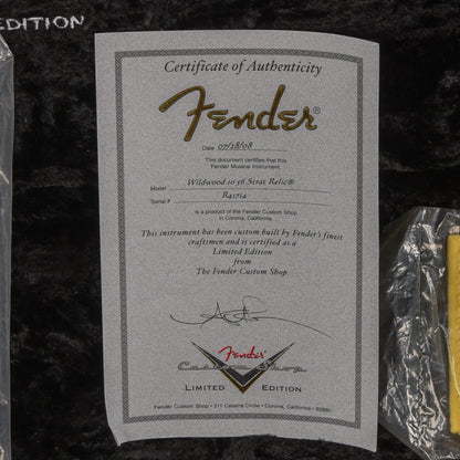 Fender Custom Shop Wildwood 10 '56 Stratocaster 2008, Sunburst Sunburst 2008 Electric Guitars / Solid Body