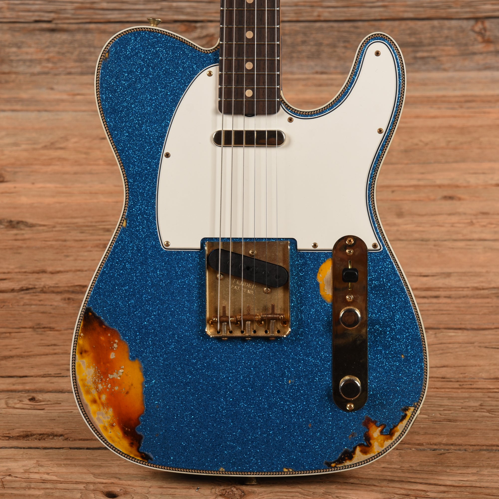 Fender Custom Shop Wildwood 10 59 Telecaster Relic Blue Sparkle 2022 Electric Guitars / Solid Body