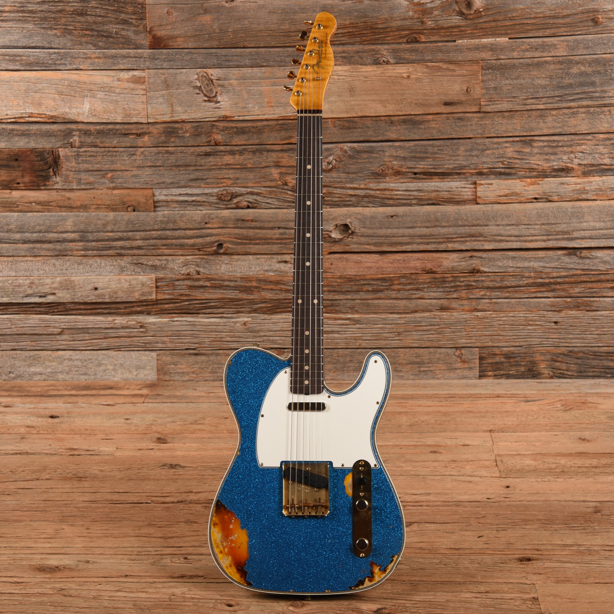 Fender Custom Shop Wildwood 10 59 Telecaster Relic Blue Sparkle 2022 Electric Guitars / Solid Body