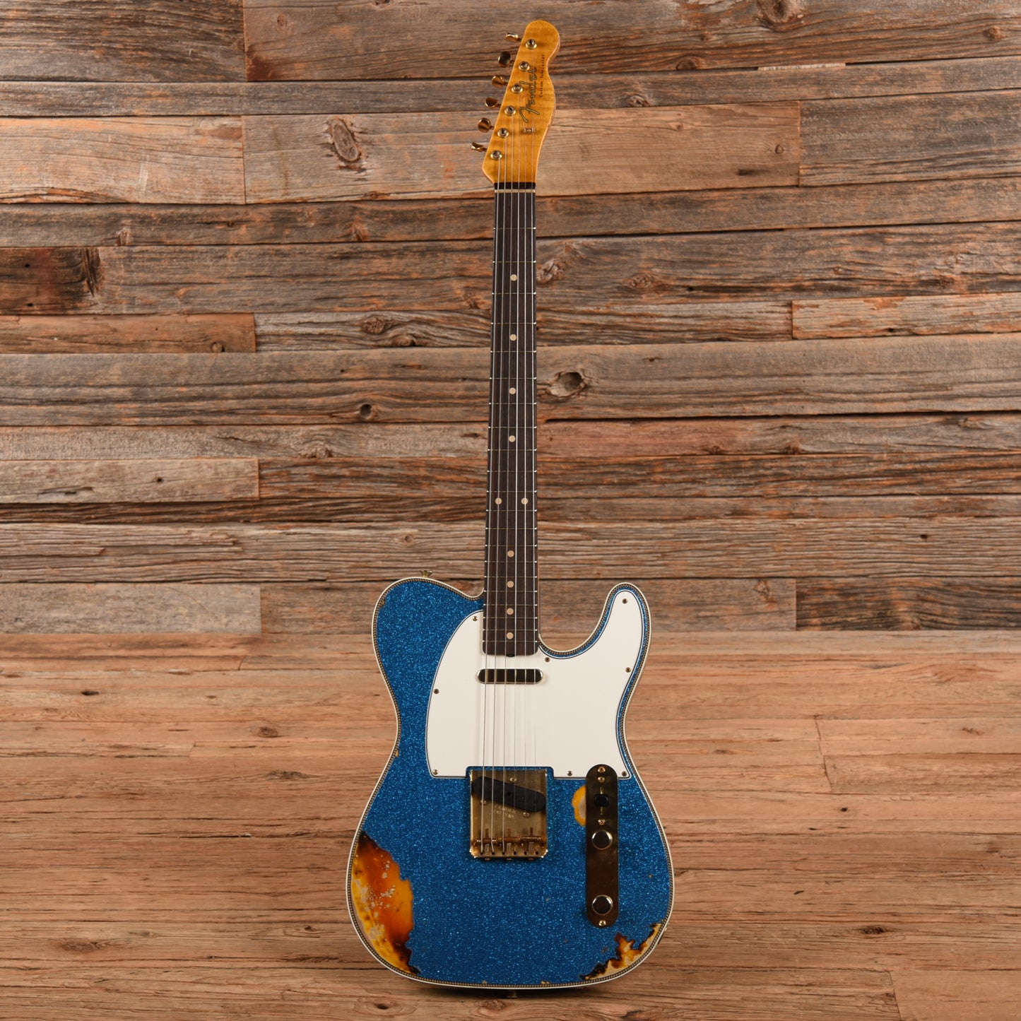 Fender Custom Shop Wildwood 10 59 Telecaster Relic Blue Sparkle 2022 Electric Guitars / Solid Body
