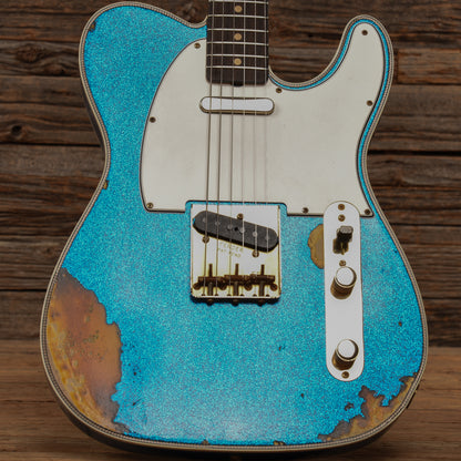 Fender Custom Shop Wildwood 10 59 Telecaster Relic Blue Sparkle 2022 Electric Guitars / Solid Body
