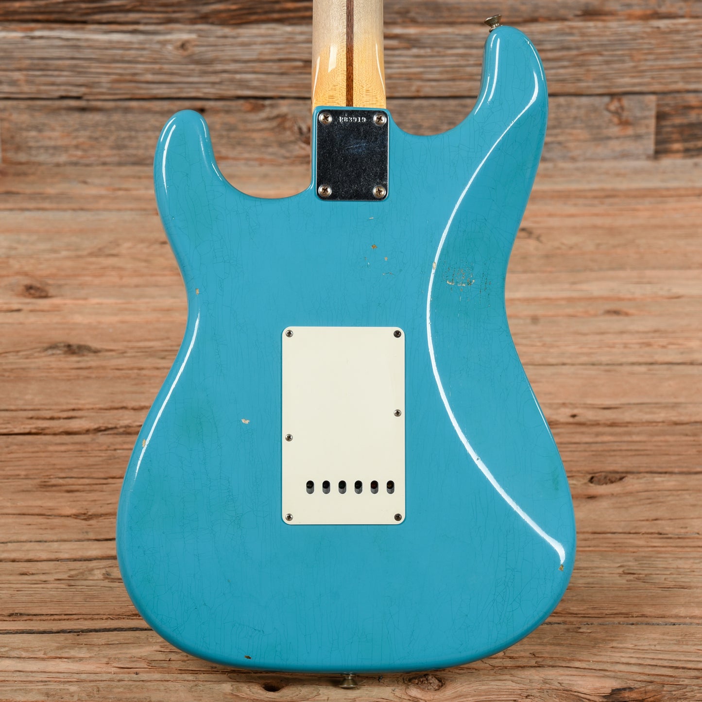 Fender Custom Shop WW10 '55 Stratocaster Journeyman Relic Faded Taos Turquoise 2015 Electric Guitars / Solid Body