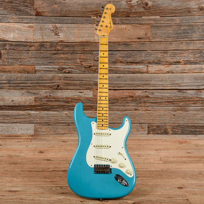 Fender Custom Shop WW10 '55 Stratocaster Journeyman Relic Faded Taos Turquoise 2015 Electric Guitars / Solid Body