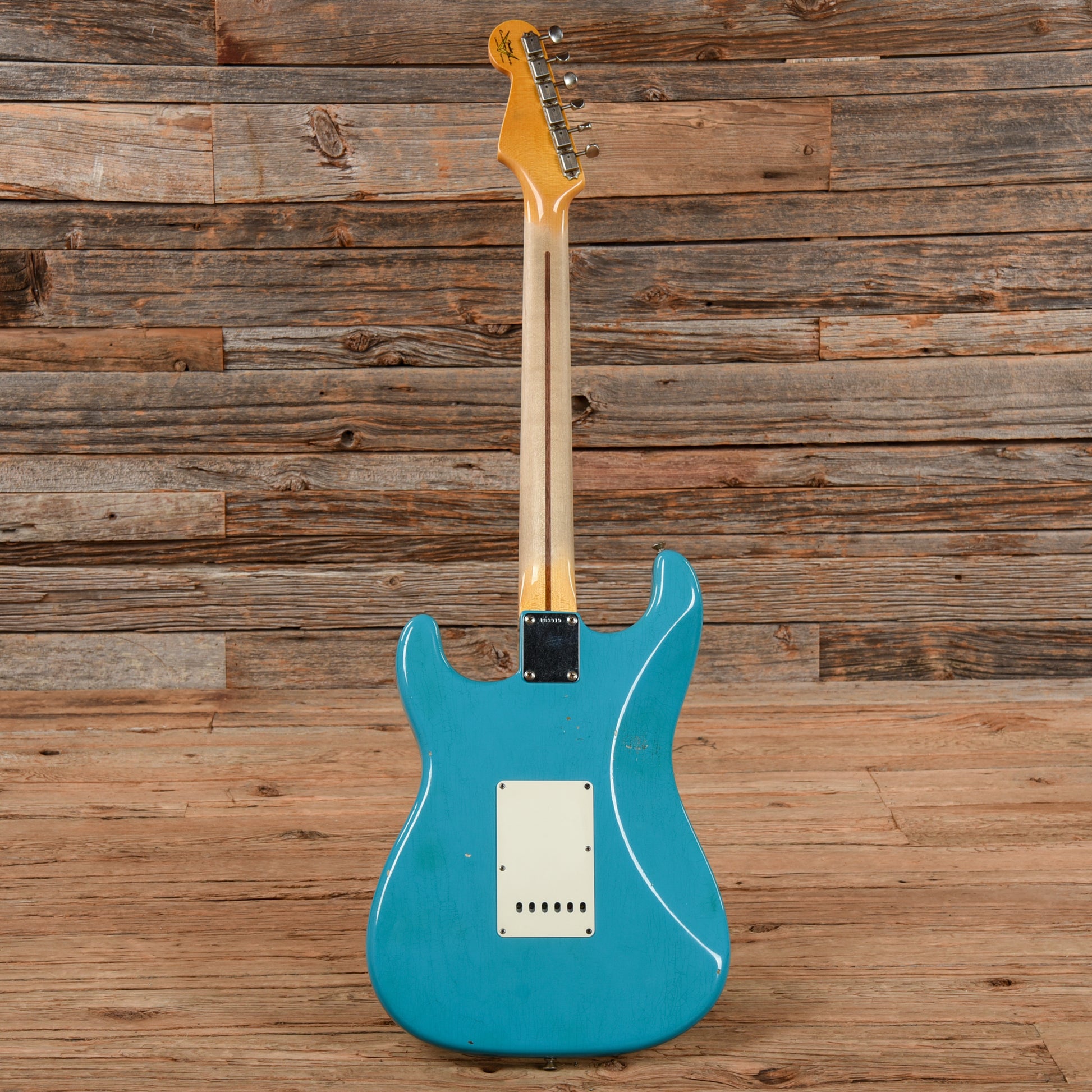 Fender Custom Shop WW10 '55 Stratocaster Journeyman Relic Faded Taos Turquoise 2015 Electric Guitars / Solid Body